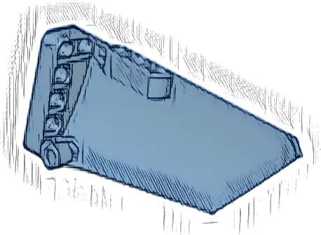 Technic, Panel Fairing #17 Large Smooth, Side A