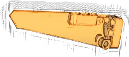 Technic, Panel Fairing # 6 Long Smooth, Side B