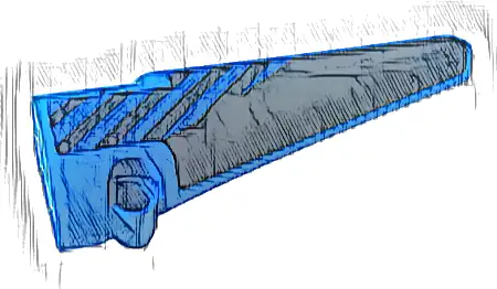 Technic, Panel Fairing # 6 Long Smooth, Side B with Black Stripes Pattern (Sticker) - Set 42141