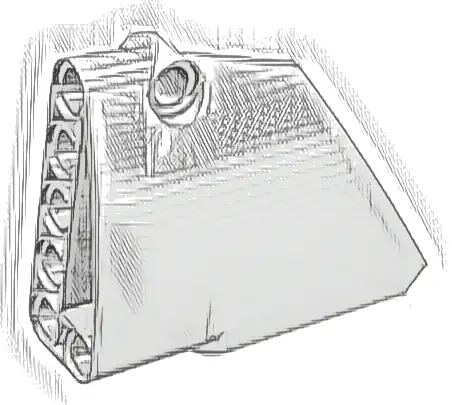 Technic, Panel Fairing #13 Large Short Smooth, Side A