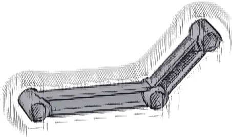 Technic, Link 1 x 9 Bent (6 - 4)