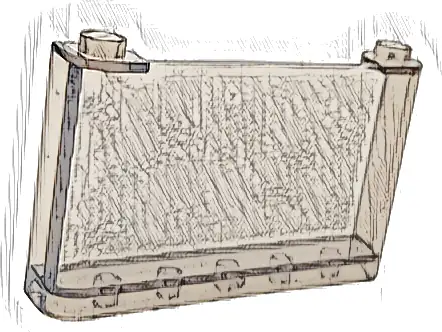 Windscreen 1 x 6 x 3