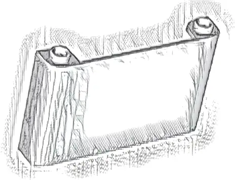 Windscreen 1 x 6 x 3