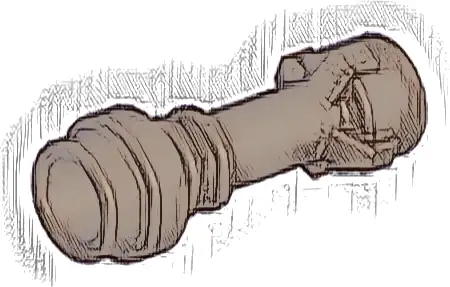 Minifigure, Weapon Lightsaber Hilt Straight