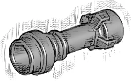 Minifigure, Weapon Lightsaber Hilt Straight