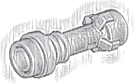 Minifigure, Weapon Lightsaber Hilt Straight