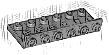 Bracket 2 x 6 - 1 x 6 Inverted