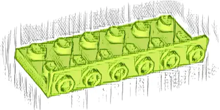 Bracket 2 x 6 - 1 x 6 Inverted