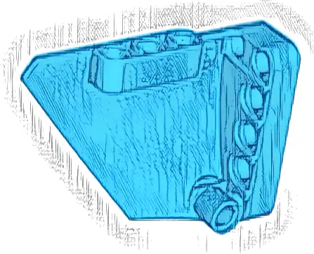 Technic, Panel Fairing #14 Large Short Smooth, Side B