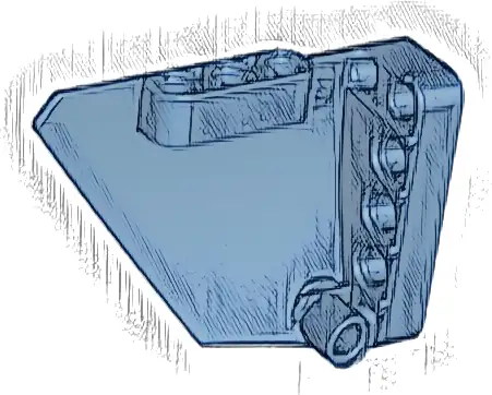 Technic, Panel Fairing #14 Large Short Smooth, Side B