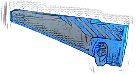 Technic, Panel Fairing # 5 Long Smooth, Side A with Black Stripes Pattern (Sticker) - Set 42141