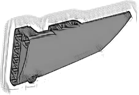 Technic, Panel Fairing #18 Large Smooth, Side B