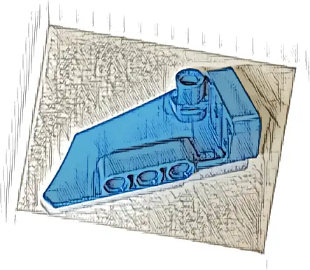 Technic, Panel Fairing # 3 Small Smooth Long, Side A