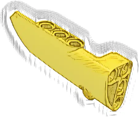 Technic, Panel Fairing # 3 Small Smooth Long, Side A