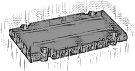 Technic, Panel Plate 5 x 11 x 1