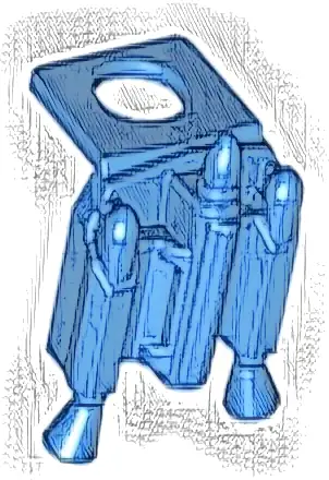 Minifigure Jet Pack with Nozzles