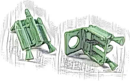 Minifigure Jet Pack with Nozzles