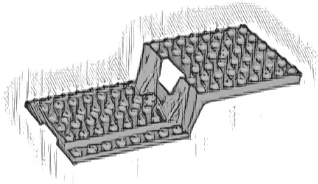 Vehicle, Trailer Base 6 x 16 x 2 2/3 with 8 Holes