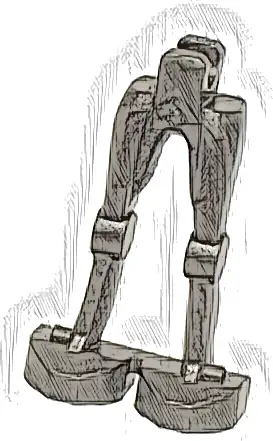 Legs Mechanical, Super Battle Droid - Gap between Feet