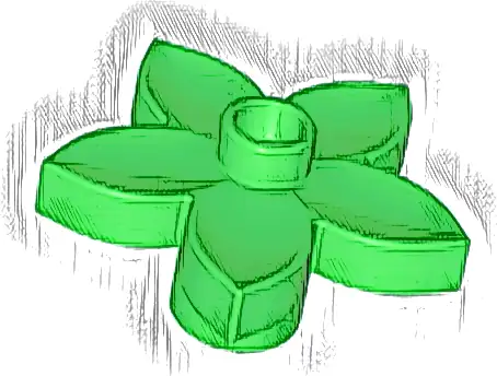 Duplo, Plant Flower with Stud