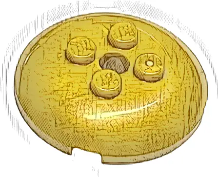 Brick, Round 4 x 4 x 2/3 Dome Top with Hole