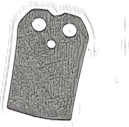 Minifigure Cape Cloth, Straight Sides - Traditional Starched Fabric