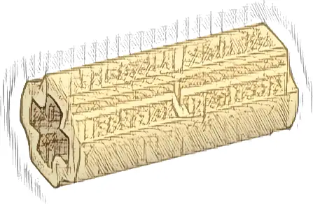 Technic, Axle Connector 2L (Smooth with x Hole + Orientation)