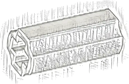 Technic, Axle Connector 2L (Smooth with x Hole + Orientation)