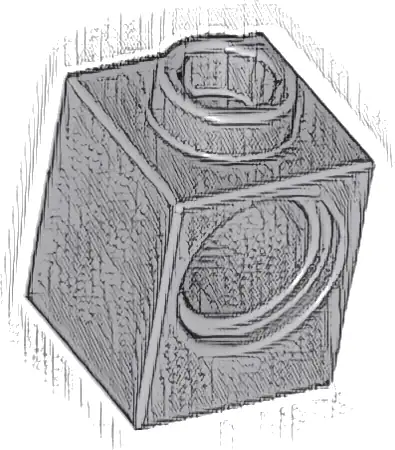 Technic, Brick 1 x 1 with Hole