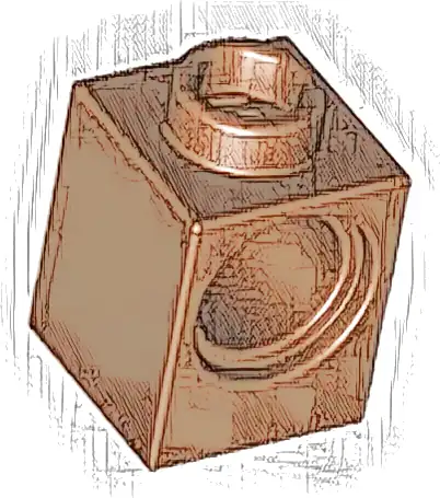 Technic, Brick 1 x 1 with Hole