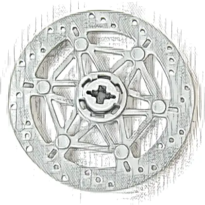 Technic, Steering Brake Disk 6 x 6