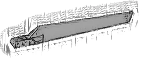 Technic Rotor Blade Large Straight with 3L Liftarm Thick