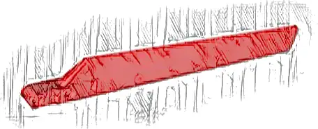 Technic Rotor Blade Large Straight with 3L Liftarm Thick