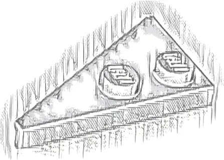 Wedge, Plate 4 x 2 Right, Pointed