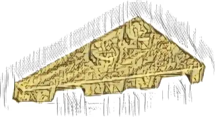 Wedge, Plate 4 x 2 Left, Pointed