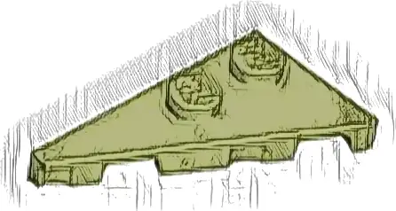 Wedge, Plate 4 x 2 Left, Pointed