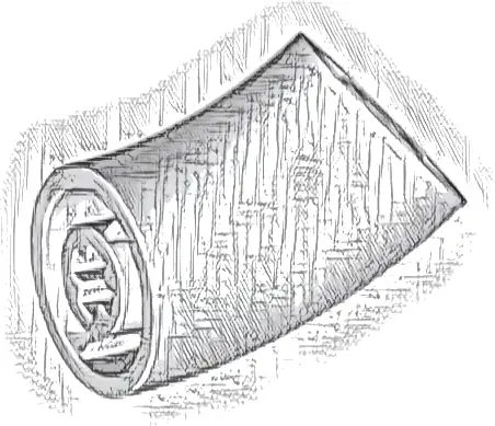 Brick, Round 2 x 2 D. 45 degrees Elbow (25.5mm Standing Height)