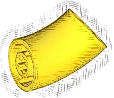 Brick, Round 2 x 2 D. 45 degrees Elbow (25.5mm Standing Height)