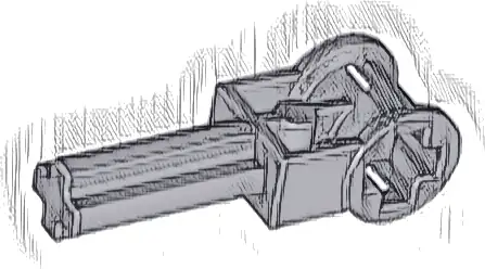 Technic, Axle  2L with Reverser Handle Axle Connector