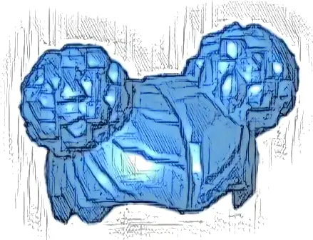 Minifigure, Hair Female, Parted in Middle with 2 Buns on Top