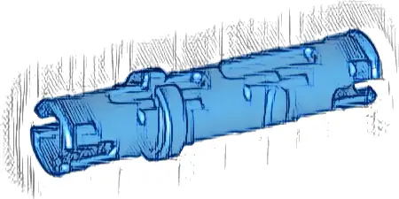 Technic, Pin 3L with Friction Ridges