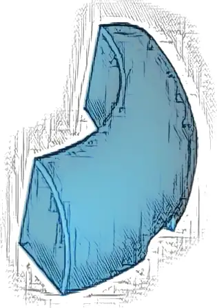 Brick, Round Corner 3 x 3 without Studs