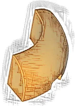 Brick, Round Corner 3 x 3 without Studs