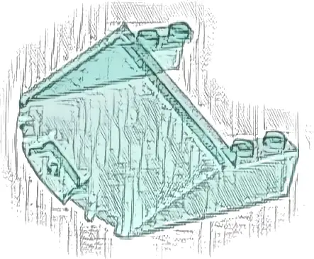 Windscreen 6 x 6 x 1 2/3