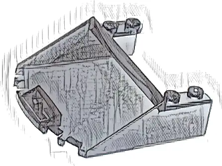 Windscreen 6 x 6 x 1 2/3