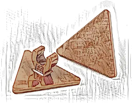 Road Sign 2 x 2 Triangle with Open O Clip