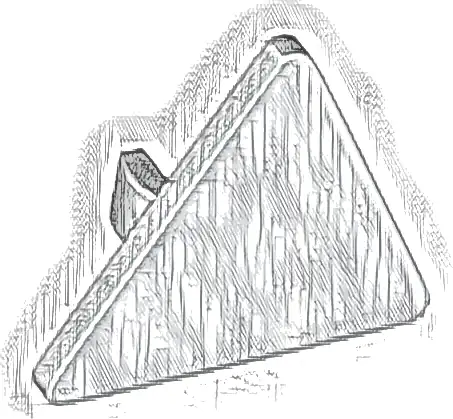 Road Sign 2 x 2 Triangle with Open O Clip