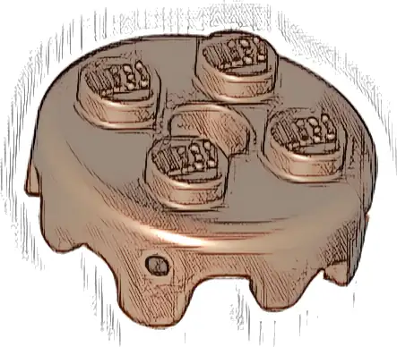 Frosting for 2 x 2 Cake with 4 Small Pin Holes