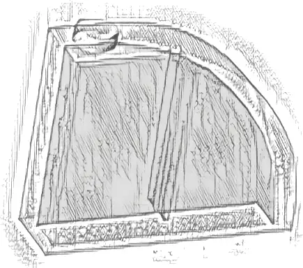 Slope, Curved 4 x 1 x 2 2/3 with Stud