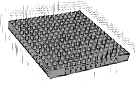 Technic, Brick 16 x 16 x 1 1/3 with Holes